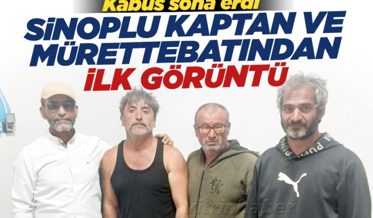 Kabus bitti! Sinoplu Kaptan Ayhan Can’dan ilk fotoğraf