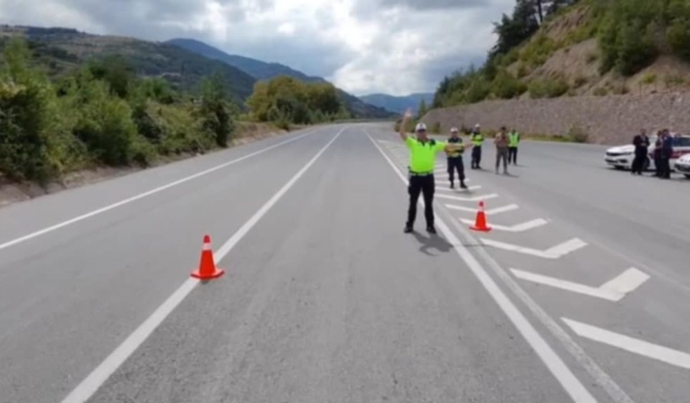 Trafik güvenliği bilgilendirme çalışmaları yapıldı