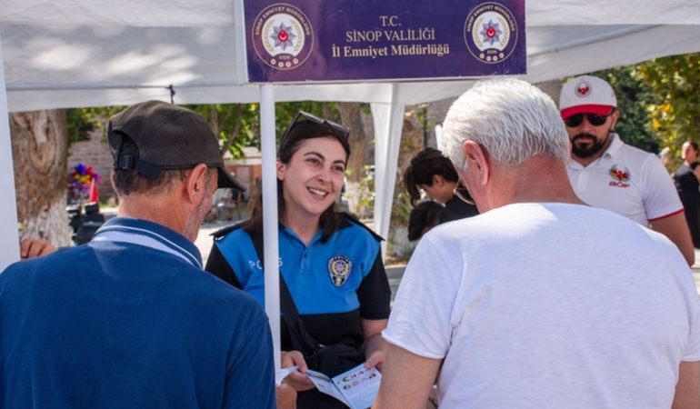 Sinop polisinden vatandaşa bilgilendirme