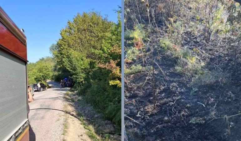 Sinop’ta örtü yangınına hızlı müdahale