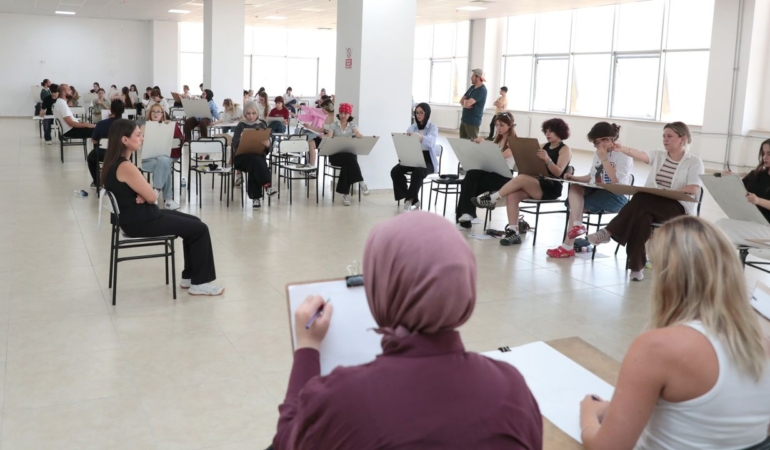 Yetenek sınavında hünerlerini sergilediler