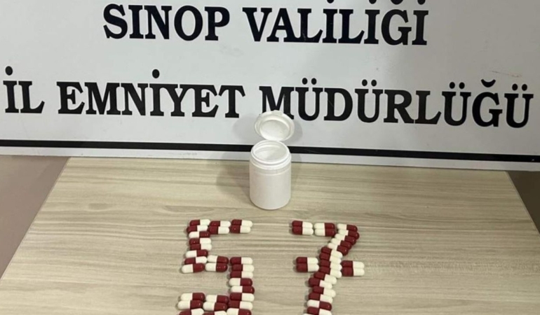 Sinop’ta narkotik operasyonunda 1 kişi yakalandı
