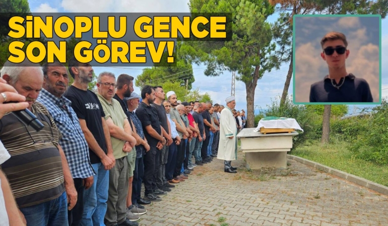Sinop’taki yangında hayatını kaybeden genç toprağa verildi