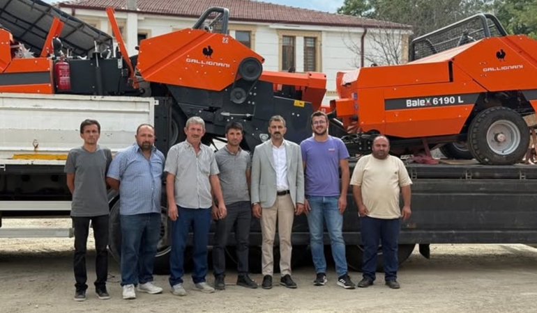 Sinop’ta çiftçilere makine desteği