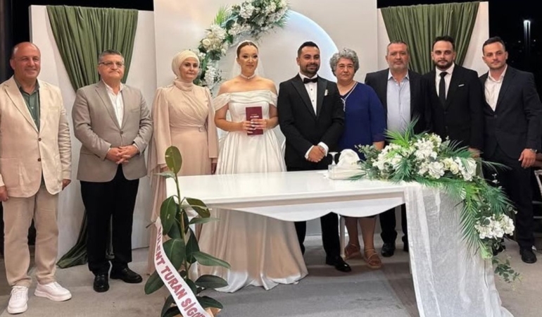 Sinoplu Şehit Halil Özdoğru’nun oğlu evlendi