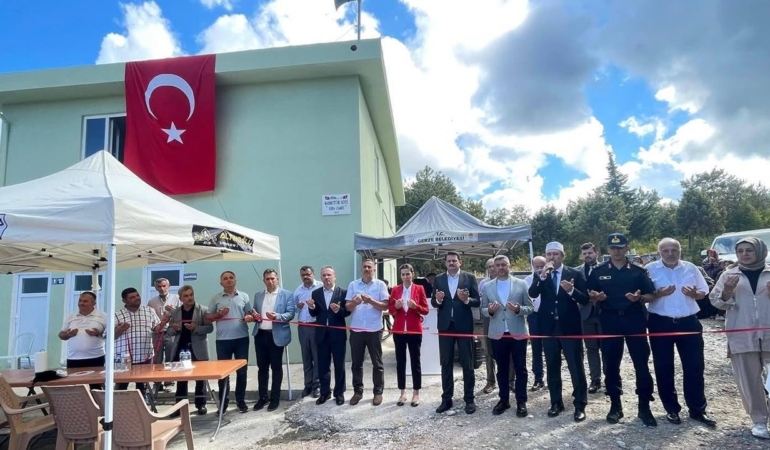 Sinop’ta yapımı tamamlanan cami ibadete açıldı