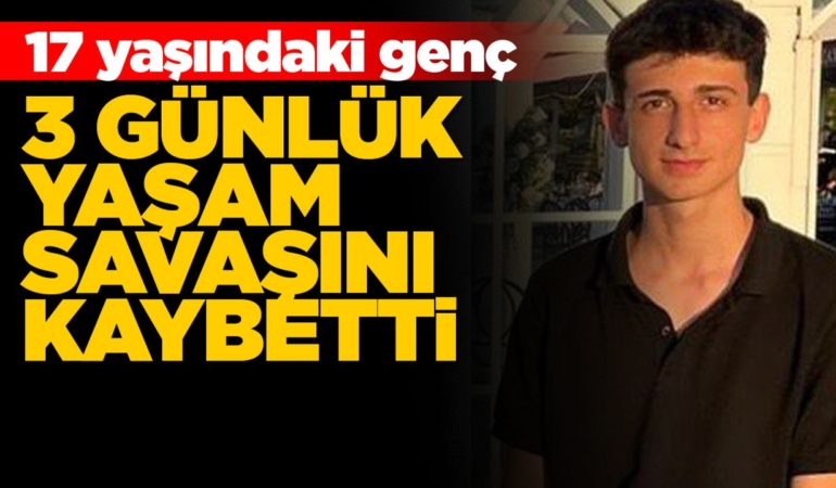 Motosiklet kazasında yaralanan genç hayatını kaybetti