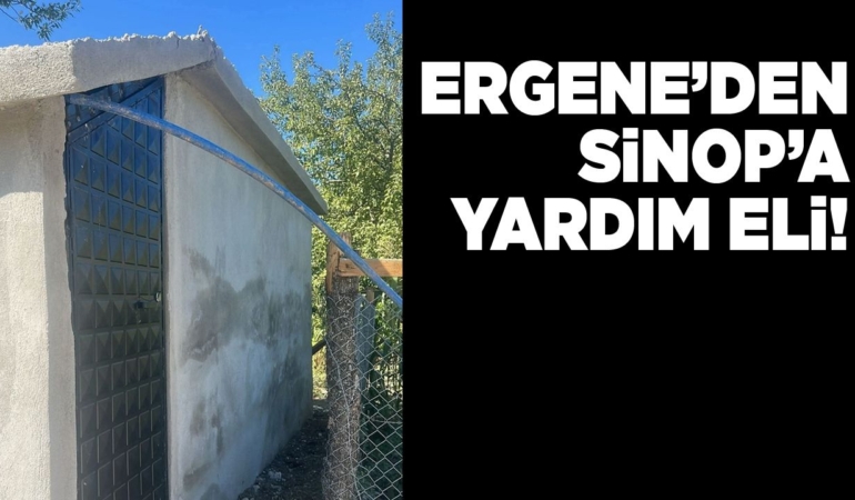 Sinop’ta tadilat bekleyen su deposu onarıldı