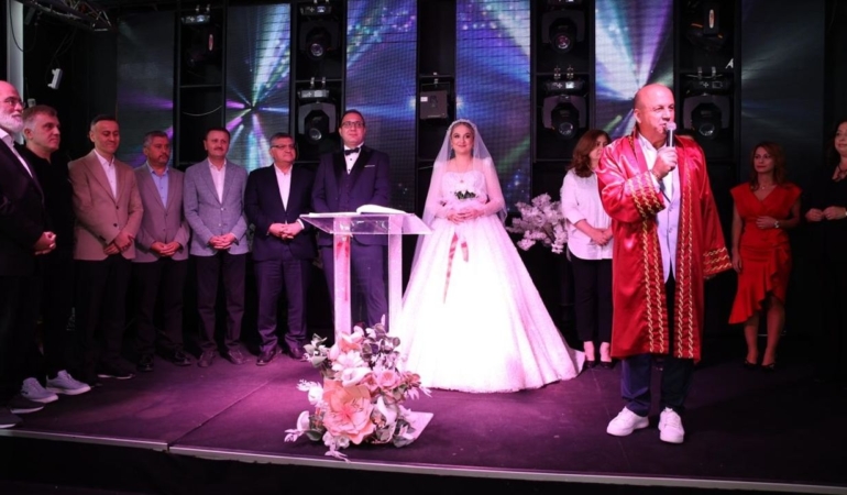 Sinop protokolü, Müdür Güzel’in nikahında buluştu