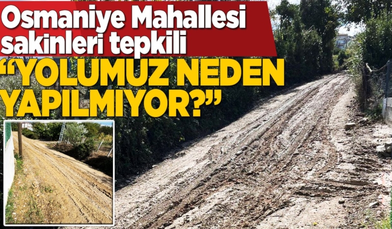 Sinop’ta asfaltsız yol tepki çekti!