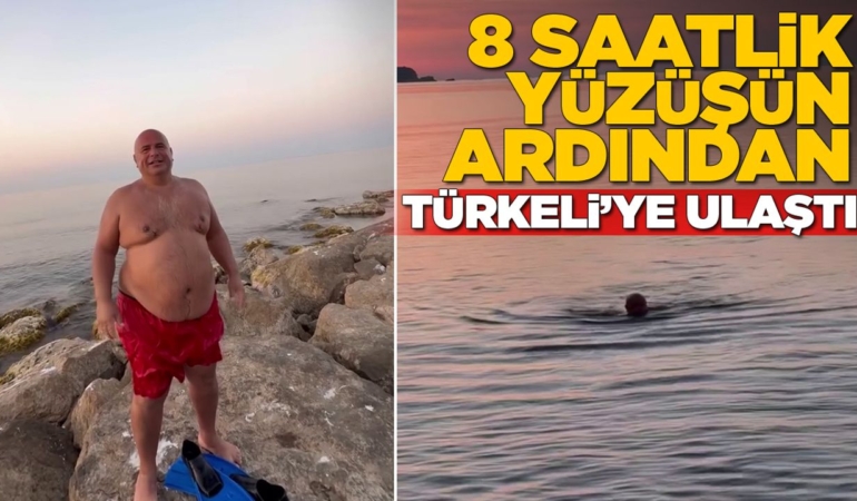 Çatalzeytin’den çıktı, Türkeli sahiline ulaştı