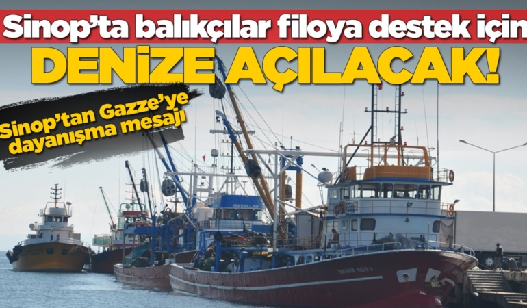 Sinoplu balıkçılar deniz konvoyu yapacak!