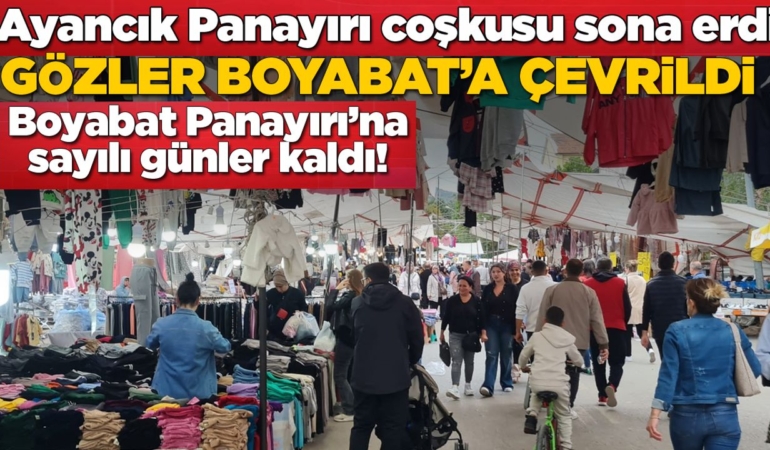 Ayancık Panayırı bitti, sıra Boyabat Panayırı’nda
