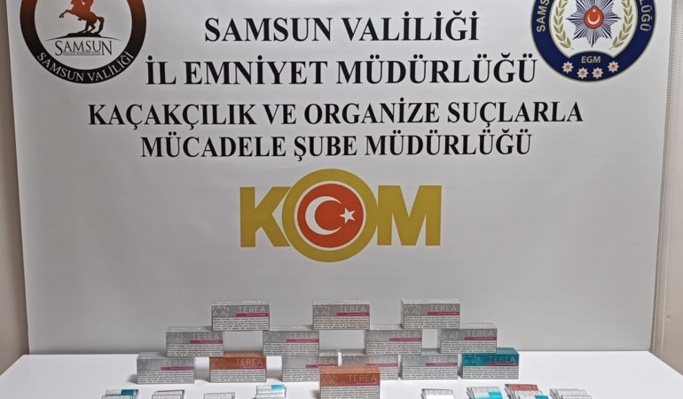 Samsun’da kaçakçılıkla mücadele çalışmaları