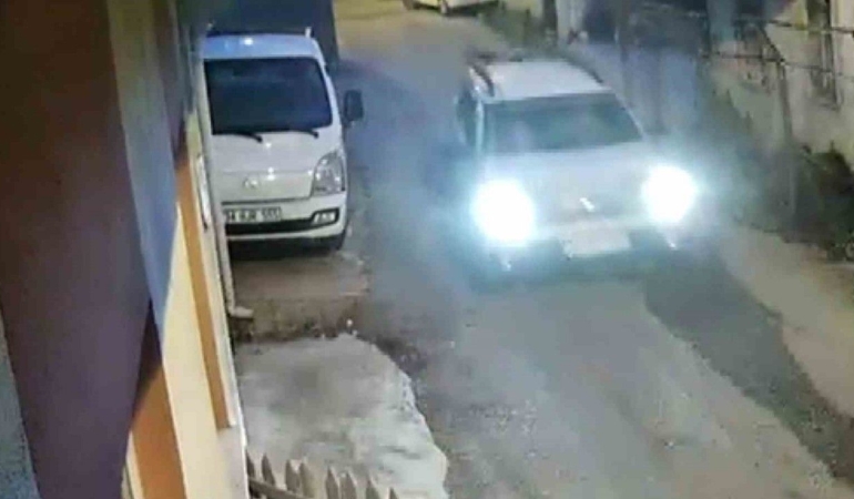 Sinop’ta yavru kedinin talihsiz anı kamerada