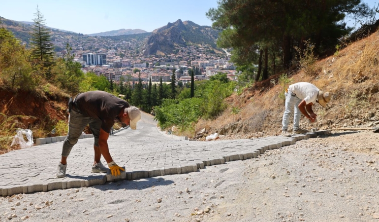 Tokat Ali Mezarlığı’nda düzenleme çalışmaları yapılıyor