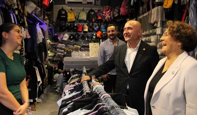 İYİ Parti heyetinden Sinop’ta esnaf ziyareti