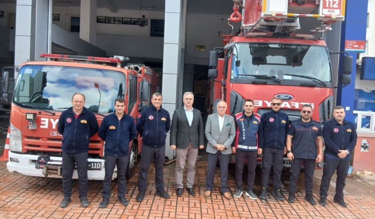 THK Sinop yönetimi, İtfaiye Haftası’nı kutladı