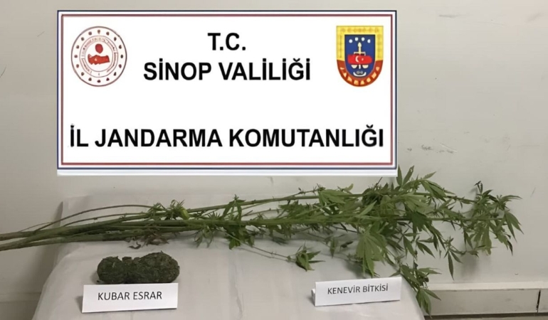 Sinop’ta çok miktarda narkotik madde ele geçirildi