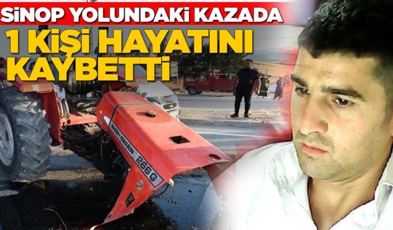 Traktör ile kamyonet çarpıştı: 1 ölü, 3 yaralı