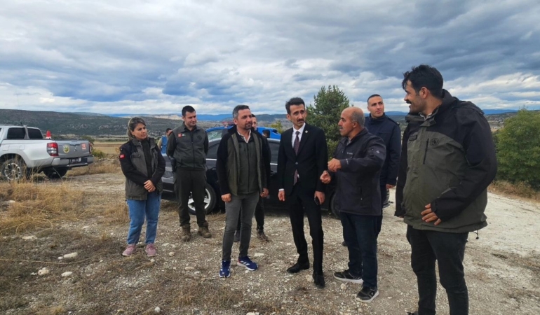 Yeni orman deposu alanında inceleme yapıldı