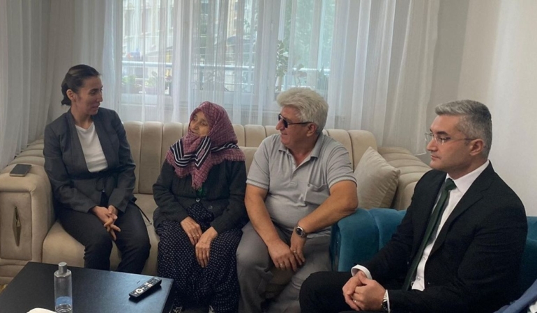 Kaymakam Yıldız Büyüker’den şehit ailelerine ziyaret