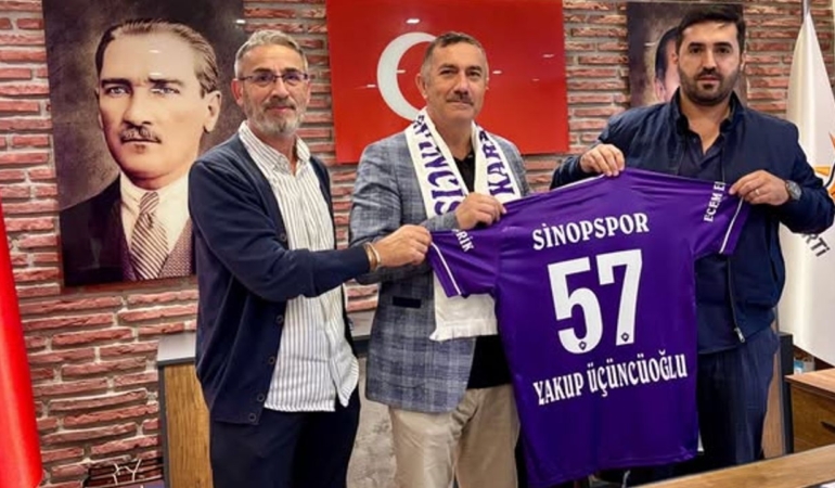 Sinopspor’dan Üçüncüoğlu’na forma jestli ziyaret