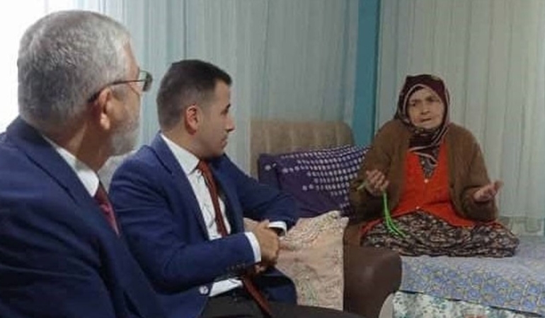 Köylerdeki yaşlılar ziyaret edildi