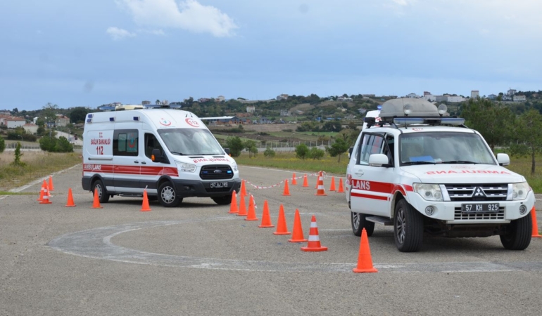 Sinop’ta 112 personeline hayat kurtaran eğitim