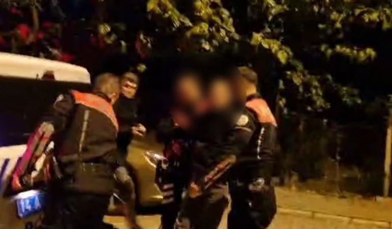 Dur ihtarına uymayan alkollü sürücü yakalandı