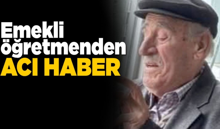 Sinoplu emekli öğretmen hayatını kaybetti