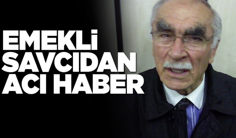 Sinoplu emekli savcı hayatını kaybetti