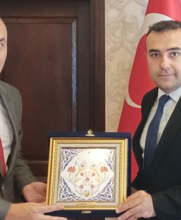 orman-bolge-muduru-kelelioglu-kaymakam-doganciyi-ziyaret-etti