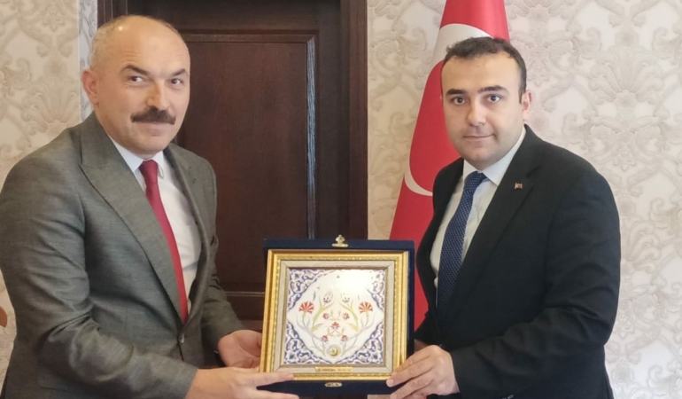 Orman Bölge Müdürü Kelelioğlu Kaymakam Doğancı’yı ziyaret etti