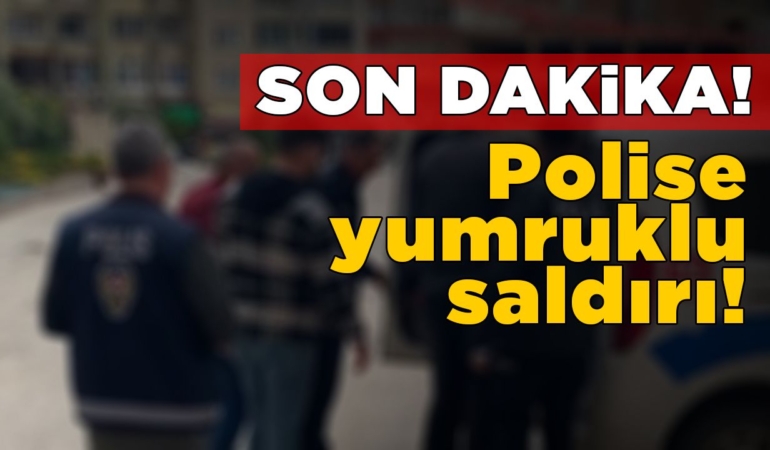 Kaymakamlıkta görevli polise yumruklu saldırı!