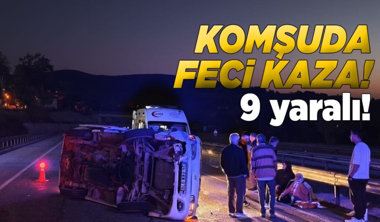 Samsun’da kaza: 9 kişi yaralandı