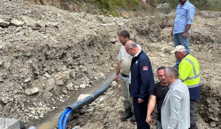 Sinop’ta 11 köyü kapsayan içme suyu projesi