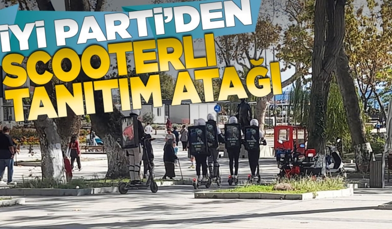 Sinop sokaklarında “akıllı reklam”