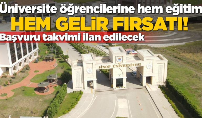 Sinop’ta öğrencilere iş imkanı!