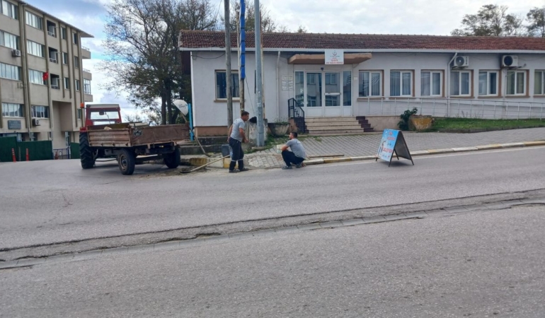 Gelincik Mahallesi’nde rampa çalışması yapıldı
