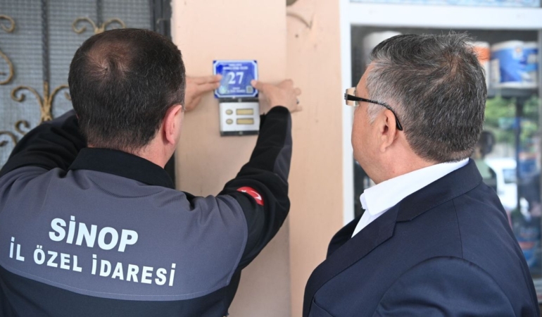 Sinop’ta kapı numaraları dijitalleşiyor
