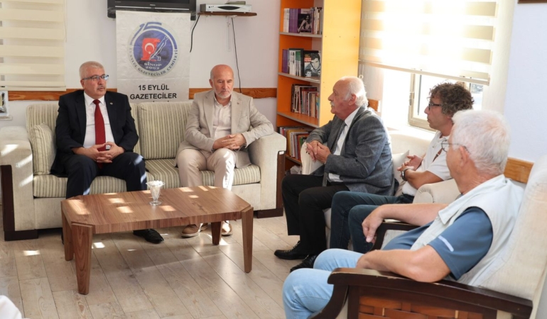 Rektör Taşdemir’den Gazeteciler Cemiyeti’ne ziyaret