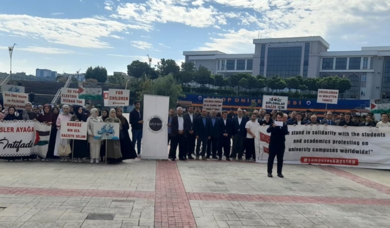 Sinop Üniversitesi öğrencilerinden Gazze’ye destek