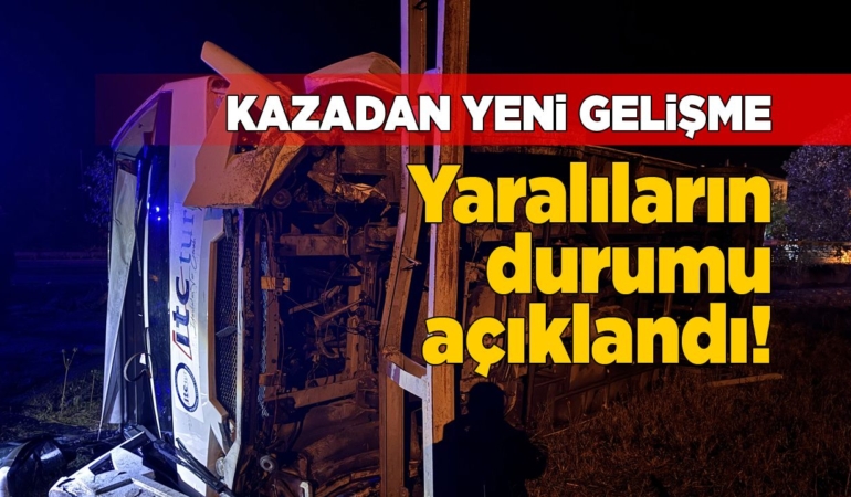 Sinop dönüşü gerçekleşen kazaya dair açıklama!