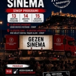 Sinop'ta Gezen Sinema Etkinliği