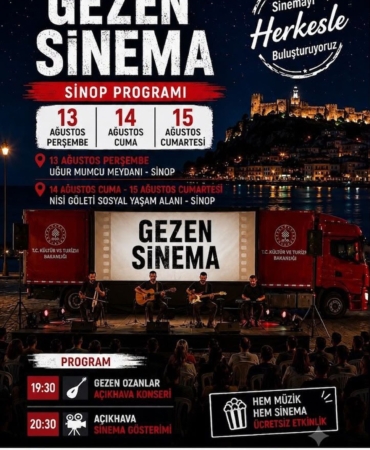 Sinop'ta Gezen Sinema Etkinliği