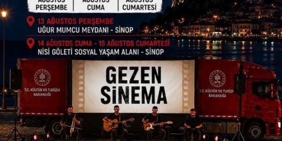 Sinop'ta Gezen Sinema Etkinliği