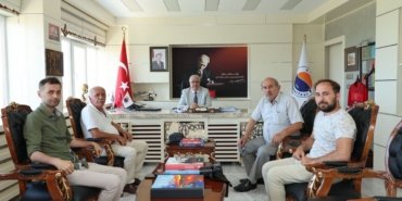 SİNOP BASININDAN REKTÖR TAŞDEMİR'E TAZİYE ZİYARETİ