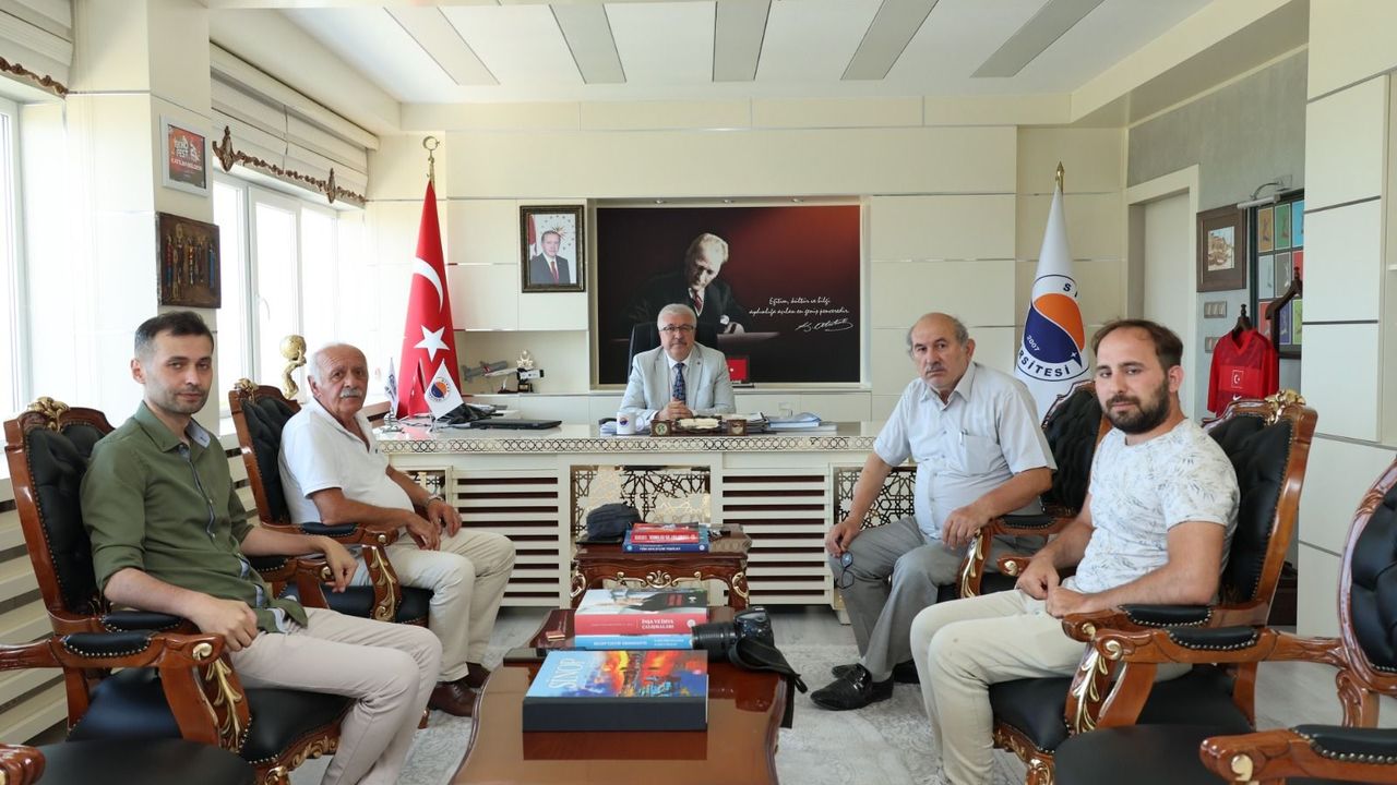 SİNOP BASININDAN REKTÖR TAŞDEMİR'E TAZİYE ZİYARETİ